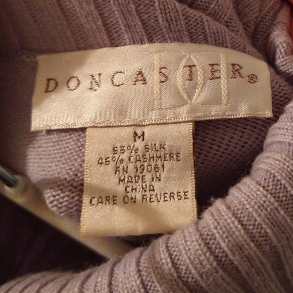 Doncaster Silk +Cashmere Sweater Size M - Picture 4 of 5